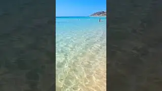 Crystal clear water of Abamar, Santa Margherita di pula Italy #abamar #santamargarita #italy