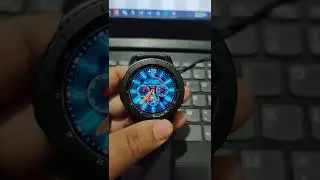 samsung galaxy watch 3 watch face amazing 🥶 || CWF  Aquarius Neon Edition Lunar 24H