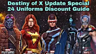 Destiny of X Update Special 24 Uniforms Discount Guide - Marvel Future Fight