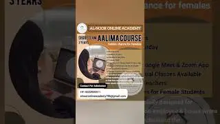 Short aalima Course Online Admissions open📌 #islamiceducation #onlineacademy #onlineislamictutor