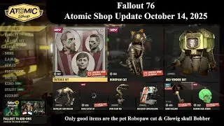 Fallout 76 Atomic Shop Update October 14, 2025
