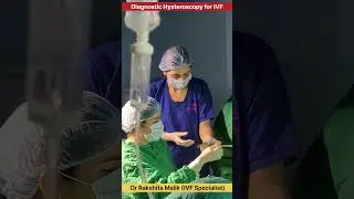 Diagnostic Hysteroscopy for IVF treatment #drrakshitamalik #fertilitytreatment #ivfjourney