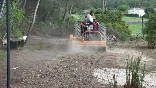 massey ferguson 158v+broyeur rotoram