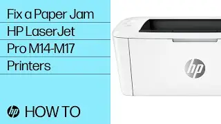 Fix a Paper Jam | HP LaserJet Pro M14-M17 Printers | HP