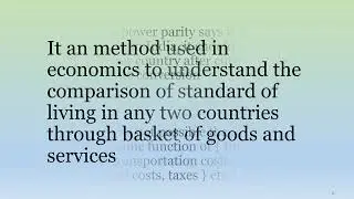 Understanding Purchasing Power Parity #ppp #investing #economy #economics