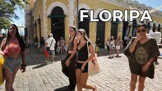 Florianópolis [4K] Amazing City Center | Downtown Full Tour 🇧🇷
