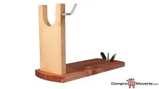 Soporte Jamonero de Banqueta en Madera &ndash; &iexcl;Corta Jam&oacute;n como un Profesional! 🔪🍖
