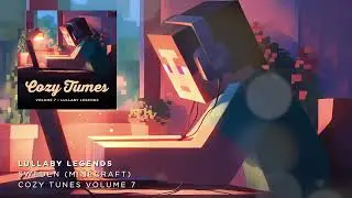Cozy Minecraft Lullabies + Relaxing Ambience (Brown Noise, Rain, Crackling Fire)