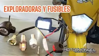 Recomendación al instalar luces exploradoras en sus Motocicletas de un solo fusible