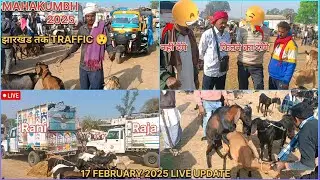 |MAHAKUMBH के कारण झारखंड ब्लॉक😯|विंढमगंज बकरा मंडी 17 FEBRUARY LIVE UPDATE VLOG|