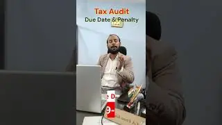 Tax Audit की Due Date &  Penalty | due date of tax audit | penalty of Tax Audit #shorts