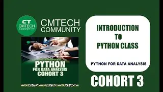 INTRODUCTION TO PYTHON CLASS