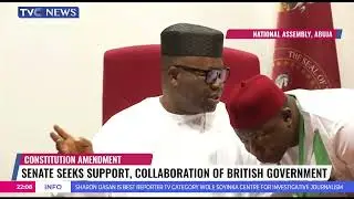 Sen. Akpabio Seeks British Government's Collaboration In Nigeria's Constitution Amendment Process