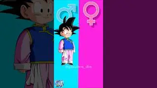 Swap Fusion | Dragon ball Character in Genderswap #shorts #dbs #goku #dragonball