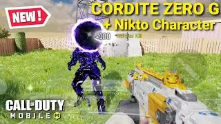 *NEW* Void Draw on CoD Mobile..Cordite Zero G (Reactive Skin) Legendary + Nikto Gameplay! COD Mobile