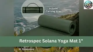 The Best Yoga Mat? Retrospec Solana 1&rdquo; Thick Mat Review🧘&zwj;♂️🔥