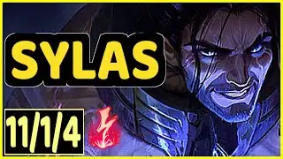 SYLAS VS ANNIE - 11/1/4 KDA MID GAMEPLAY GRANDMASTER I