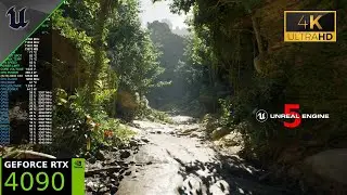 Electric Dreams Environment Unreal Engine 5.2 Demo | 4K RTX 4090 | Ryzen 7 7800X3D