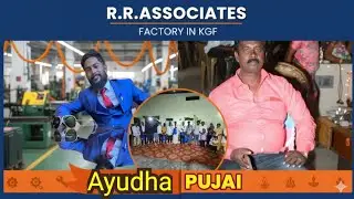 Kolar Gold Fields Factory  R.R. Associates Aluminum Fabrication Unit Celebrates Ayudha Puja