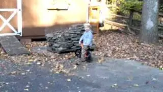 Carter's Bike Tricks - 34 months