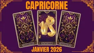 CAPRICORNE JANVIER 2026 -🗽LIBÉRÉ DÉLIVRÉ​🗽