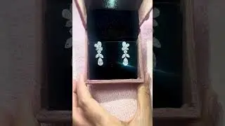 Diamond Bridal Earrings, Solitaire Dangle & Drop Earrings, 18K Solid White Gold Wedding Jewelry
