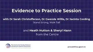 Evidence to Practice Stand Session | Strong Walk Tall