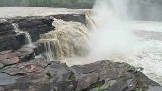 Waterfall in rahatgarh😊