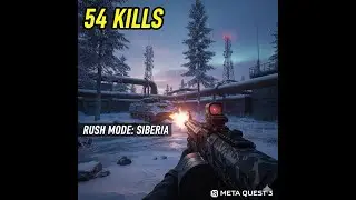 54 KILLS! Forefront VR Rush Mode Siberia | Meta Quest 3 Raw Gameplay
