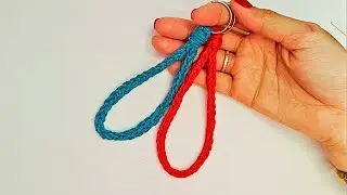 Simple Crochet Rope Strap 🧶 Step-by-Step Tutorial (Beginner-Friendly!)