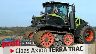 Legal breiter gebaut! | Claas Axion TERRA TRAC | profi #fahrbericht