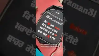 Bag stickers | custom stickers | lemination | wrapping