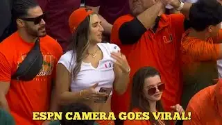 ESPN случайно взорвал интернет, показав Абеллу Дэнджер во время матча Майами против Техасского ун...