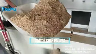 Cotton Stalk Recycling Machine/Agricultural Waste Recycling Machine/Compressed  Pallet/Modeld Pallet