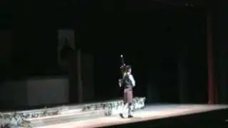 Bagpiper Jori Chisholm winning the Pro Piobaireachd competition at Portland 2009 Part I