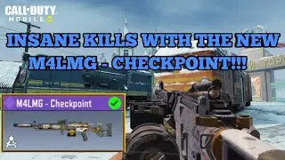 INSANE KILLS WITH THE *NEW* M4LMG - CHECKPOINT SKIN (COD MOBILE)