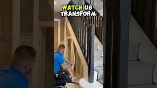 Staircase TRANSFORMATION ✨ #understairstorage