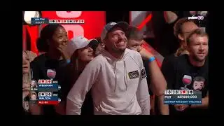 WSOP FINAL TABLE SNAP SHOVE ALL IN FOR 427,500,000 POT Weinman (As) VS Walton (8s) 👀 😲 😱