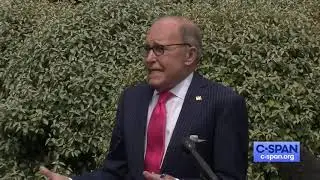 Larry Kudlow Comments to Reporters in White House Driveway April 16 2019
