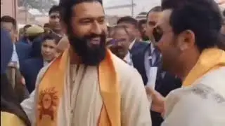 Katrina Kaif-Vicky Kaushal & Ranbir Kapoor-Alia Bhatt Reached Ayodhya Ram Mandir !