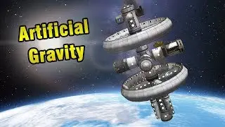 KSP: Single Launch ARTIFICIAL GRAVITY STATION (stock)