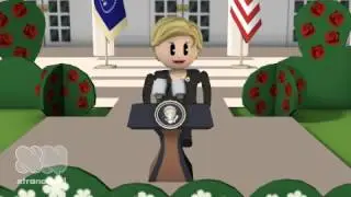 Understanding Public Policy as read by cartoon Hillary Clinton