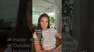 Learning new Italian words #italianlanguage #learningitalian #couplevlog #learning