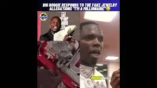 Артист CMG Big Boogie отвечает на обвинения в поддельных ювелирных изделиях 😳