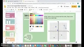 Using the Line Tool in Google Slides