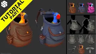 Stylized Game Assets Tutorial for Beginners: Part 1 [MODELING & SCULPTING IN BLENDER 2.8 & ZBRUSH]