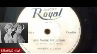 Que nadie me llore Las hermanas Calle #viral  #discosdevinilo  78 r.p.m colección.