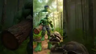 Hulk Hybrid Takes on Wild Animals! part1