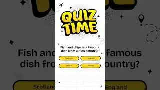 Fish and Chips Is From Which Country? 🍟 #quiz #quizshorts #trivia #food #streetfood