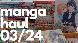 My March 2024 Manga Haul ♡ HYPE YURI PREORDERS!
